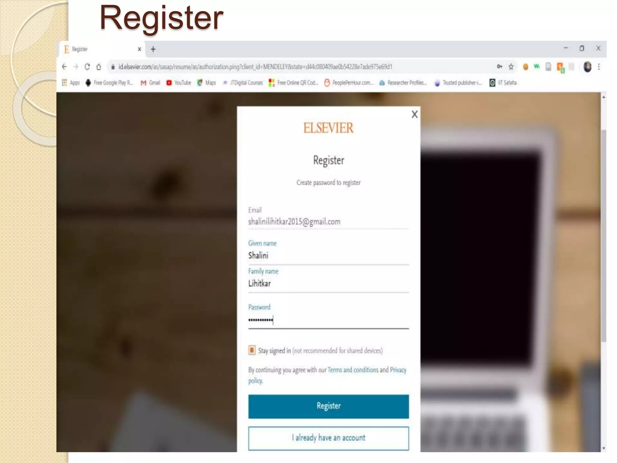 Register
 