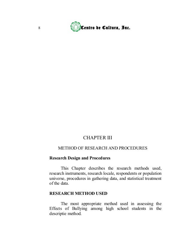 Bullying thesis title picture