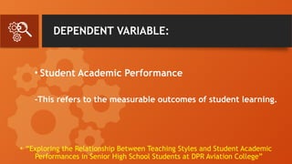 Student Performance Research RESEARCH TITLE on Performances of Senior High School Student -final.pptx