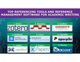 Research tools and software - dr.c.thanavathi