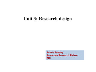 Research types designs | PPTX