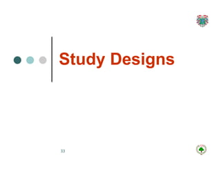 Study Designs
33
 