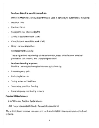Advancements in Autonomous Farm Machinery and Robotics for Smart ...