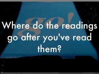 Photo by eye of einstein - Creative Commons Attribution License https://www.flickr.com/photos/35188692@N00 Created with Haiku Deck
 