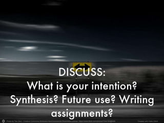 Photo by Tau Zero - Creative Commons Attribution-NonCommercial-ShareAlike License https://www.flickr.com/photos/7444180@N08 Created with Haiku Deck
 