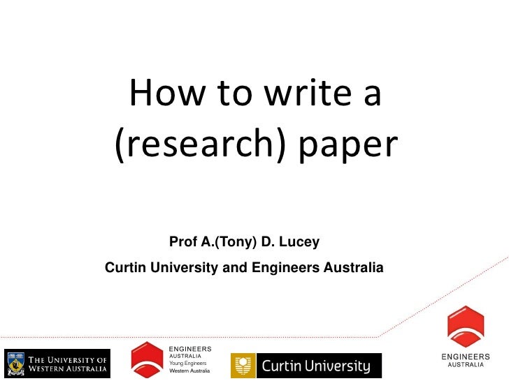 writing research paper slideshare