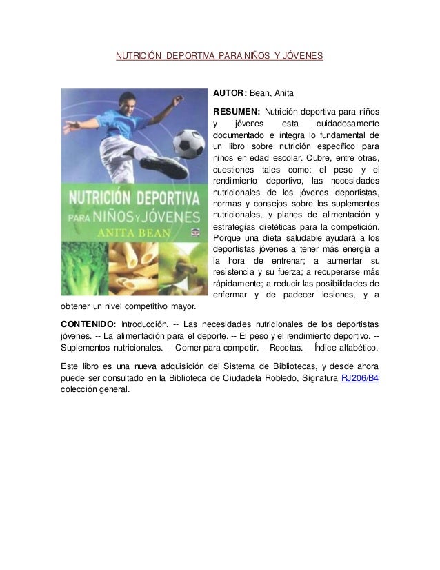 Reseñas nutrición Reseñas nutrición
