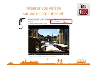 Intégrer vos vidéos
sur votre site Internet

 