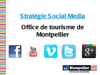 S tratégie S ocial Media
Office de touris me de
     Montpellier
 