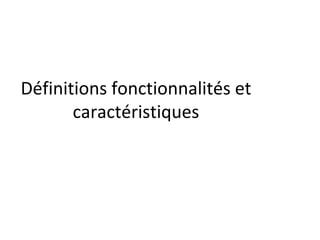 Les réseaux sociaux numériques en recherche. Pascal Aventurier URFIST
BORDEAUX 28 mai 2015
Définitions fonctionnalités et
...