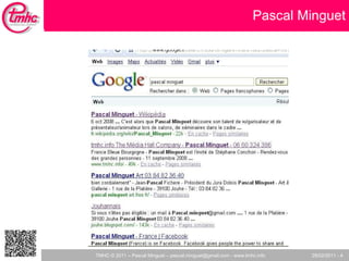 Pascal Minguet  et  encore... Pascal Minguet 