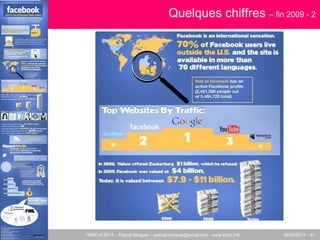Quelques chiffres  – fin 2009 - 2 