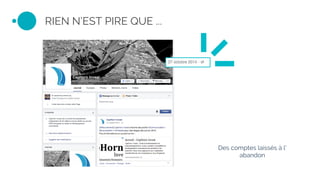 RIEN N’EST PIRE QUE ...
Des comptes laissés à l’
abandon
 