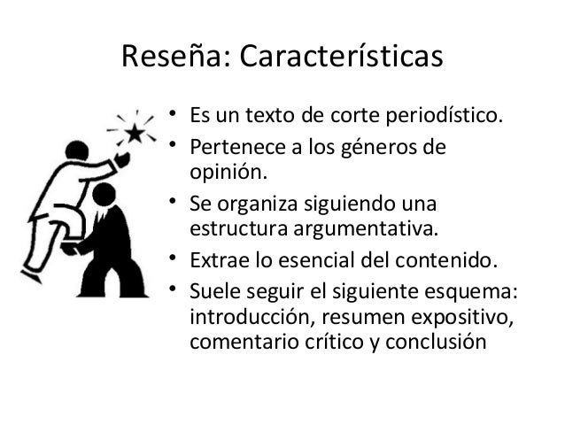 Resultado de imagen para CARACTERISTICAS  reseña