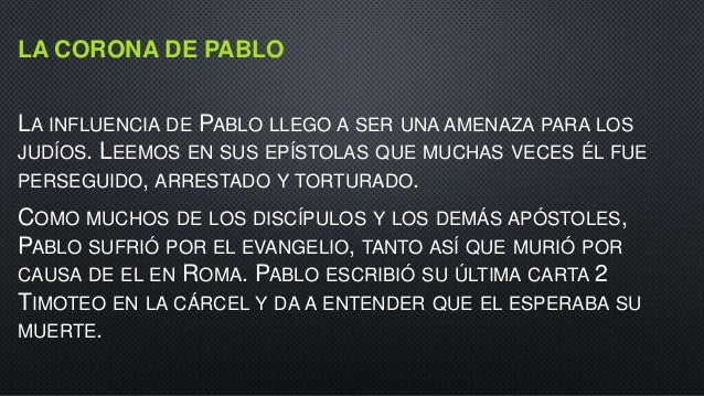 Persecucion de la iglesia, por el apostol