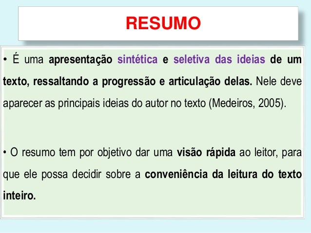 Sintese tem paragrafo Sintese tem paragrafo