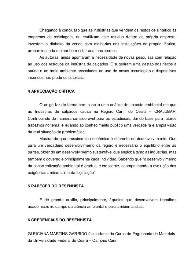 Resenha conclusão Resenha conclusão