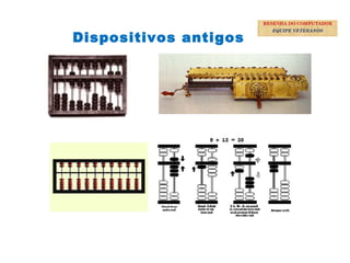 5
Dispositivos antigos
RESENHA DO COMPUTADOR
EQUIPE VETERANOS
 