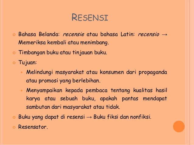 Resensi