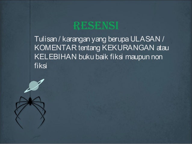 Resensi (KD 4.2)