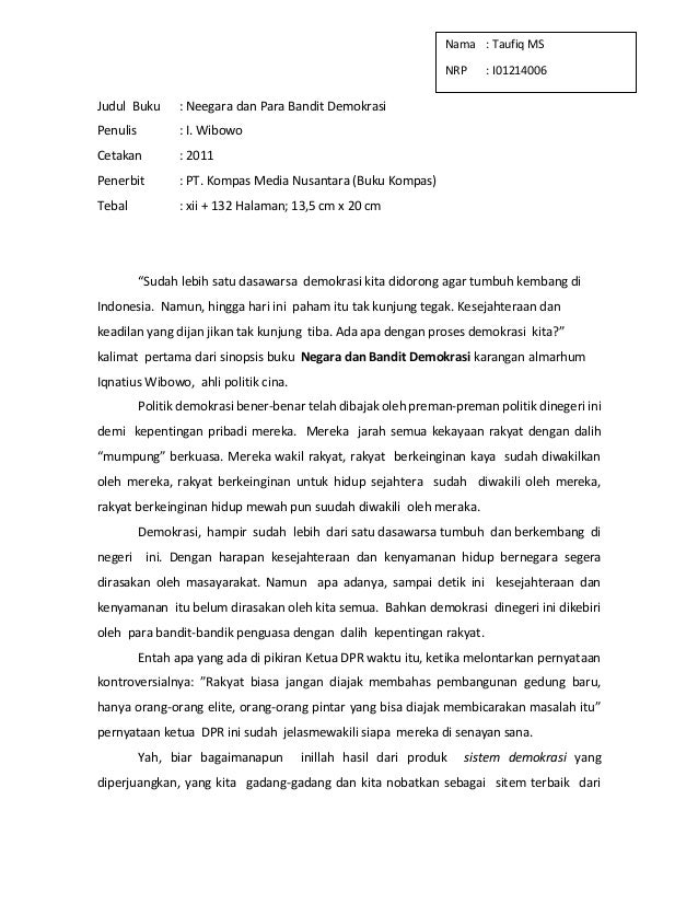 Negara Bandit Dan Demokrasi resensi buku negara dan bandit demokrasi Negara Bandit Dan Demokrasi resensi buku negara dan bandit demokrasi