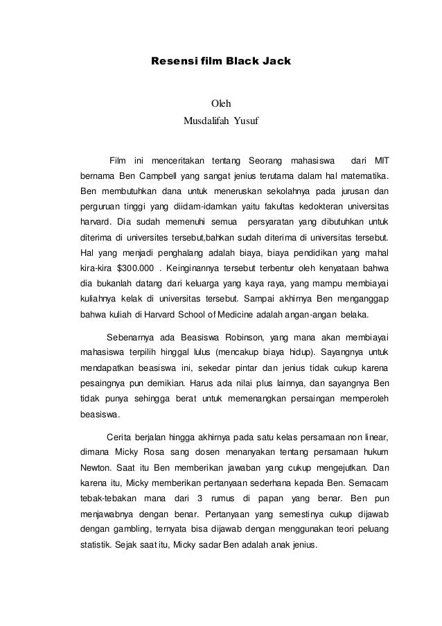 contoh resensi film contoh resensi film