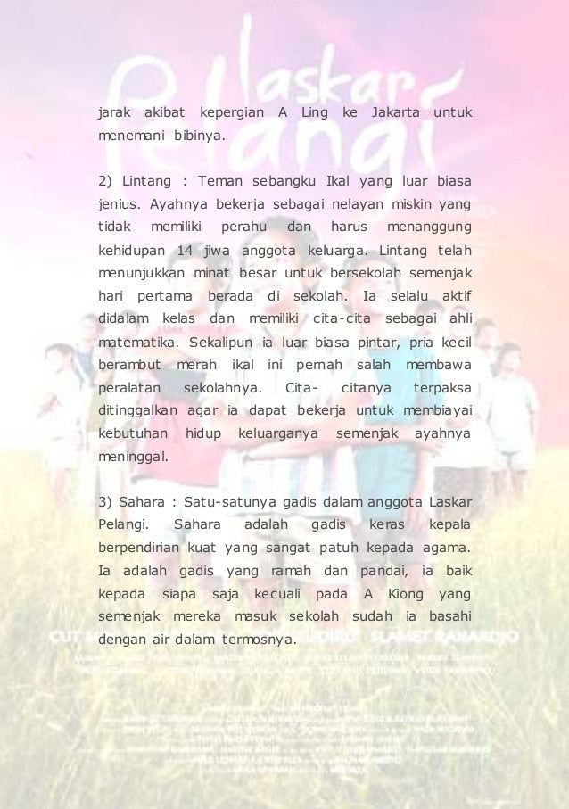 Resensi laskar pelangi