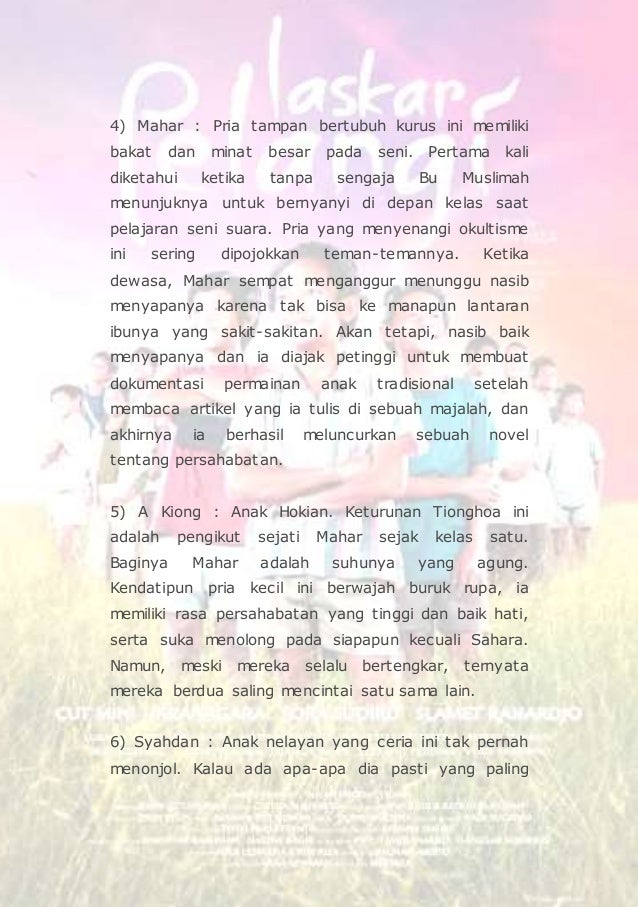 Resensi laskar pelangi