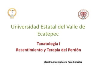 Universidad Estatal del Valle de
Ecatepec
Maestra Angélica María Razo González
 