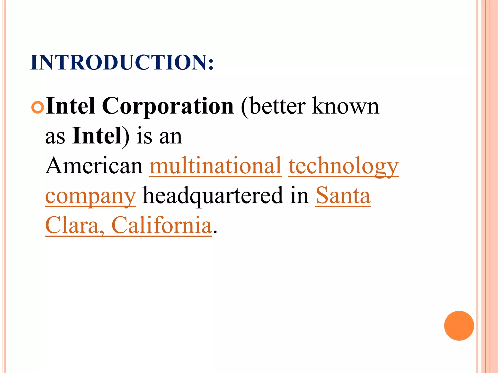 Intel Microprocessor