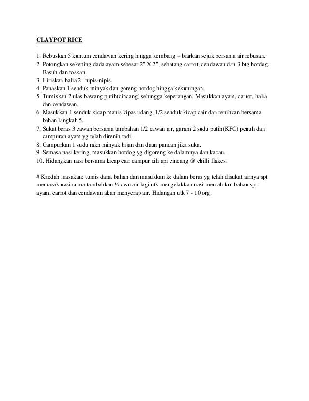 Pelbagai Resepi