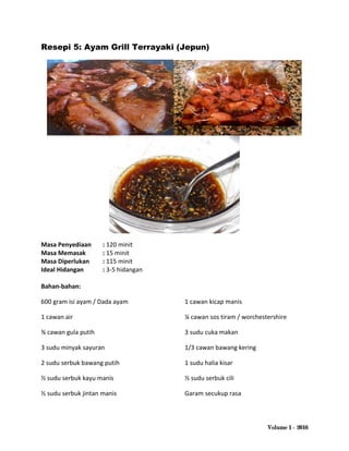 Resepi Bbq Dan Grill