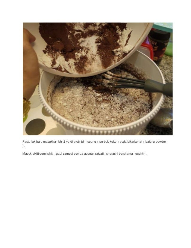 Resepi kek coklat moist