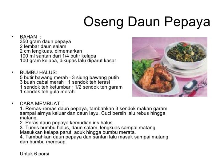 Resep masakan