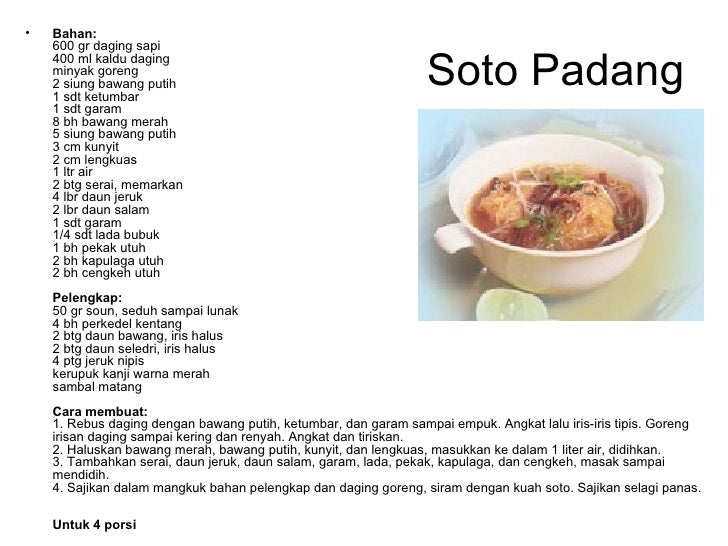 Resep masakan