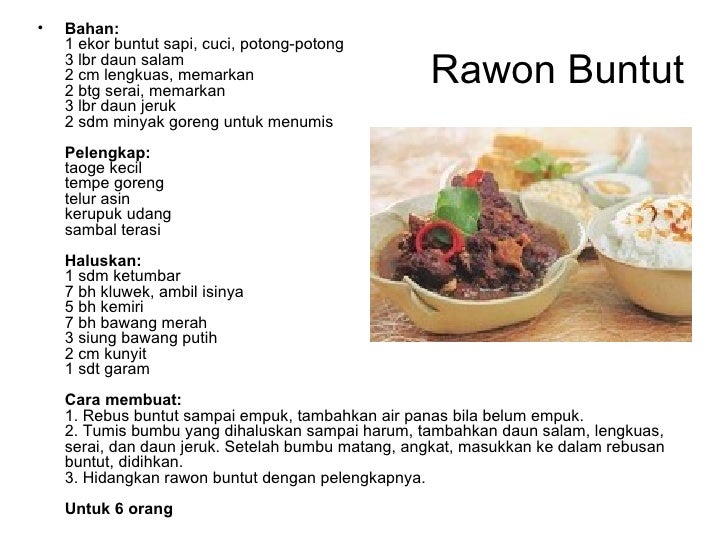 Resep masakan