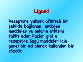 Dil Reseptoru Reseptor (fazlası için www.tipfakultesi.org ) | PPT