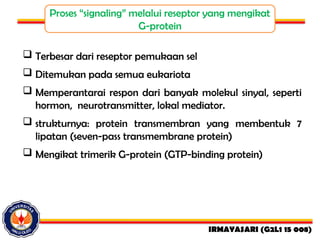 Comprehensive Overview of Cellular Receptors and Signal Transduction ...