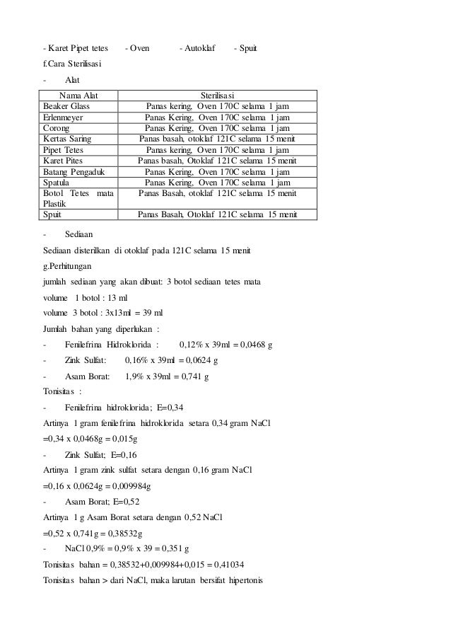 Perbekalan Ujian Steril Guttae Opthalmicae Phenil Ephrine Perbekalan Ujian Steril Guttae Opthalmicae Phenil Ephrine