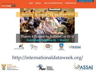 http://internationaldataweek.org/
 