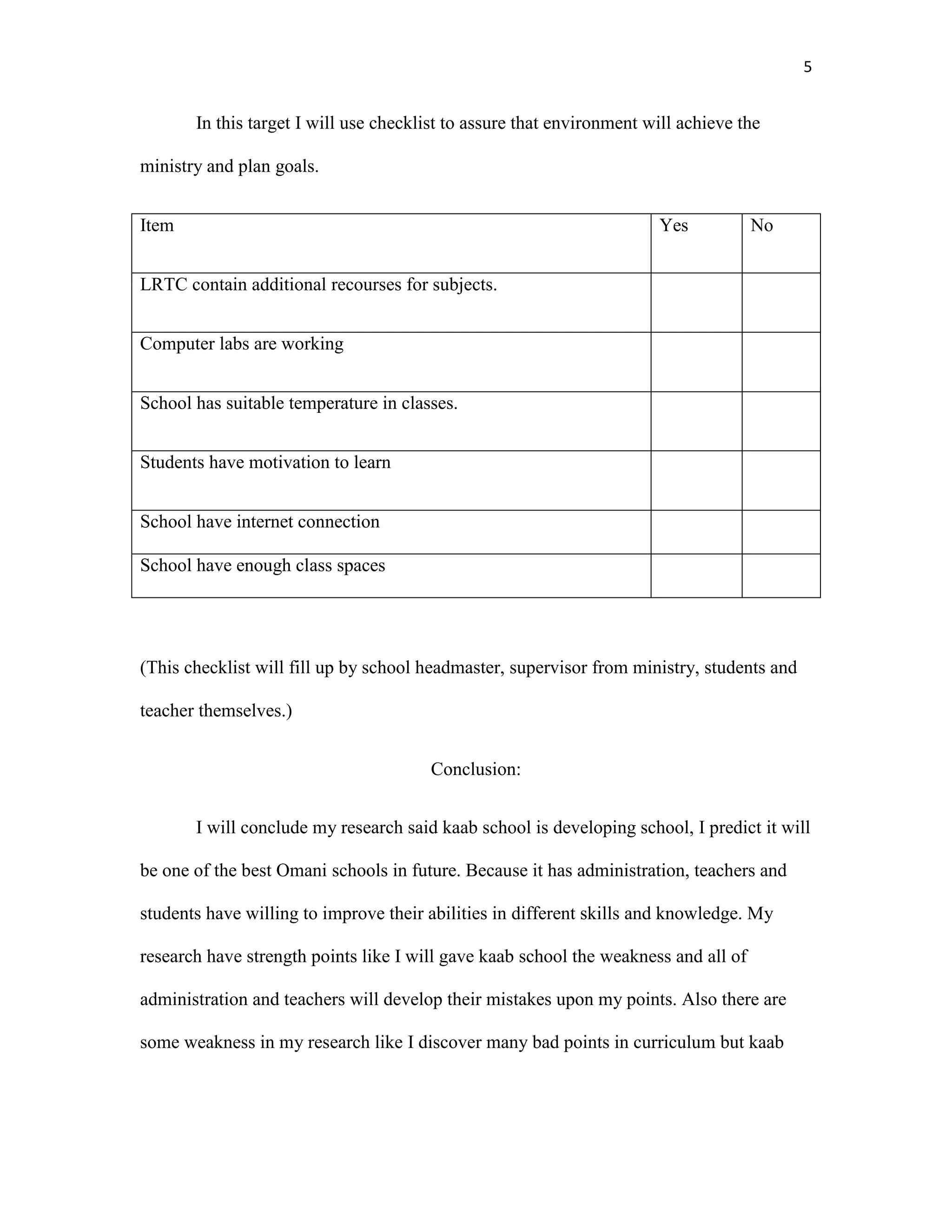 Reserch paper kaab school