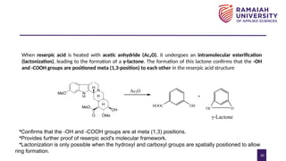 structural elucidation of RESERPINE.pptx