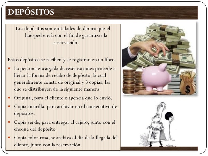 Resultado de imagen para llegada de una reservacion depositoss