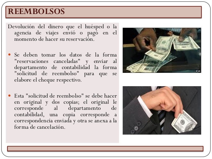 Resultado de imagen para imagen llegada de una reservacion reembolsos