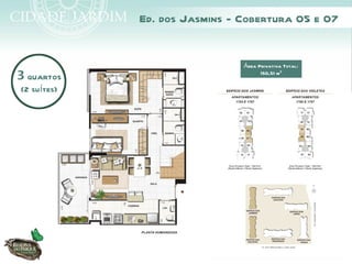 Ed. dos Jasmins - Cobertura 05 e 07


                               Área Privativa Total:

3 quartos                            150,51 m²

(2 suítes)
 