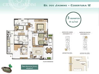 Ed. dos Jasmins - Cobertura 12


                                       3 quartos
                                        (1 suíte)




Área Privativa Total:
     178,84 m²
 