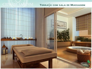 Terraço com sala de Massagem
 