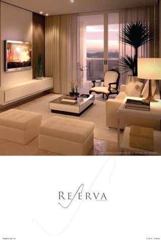 Perspectiva ilustrada do Living do apto. de 3 quartos
Cadernodocorretor.Materialdeusoexclusivoparatreinamento.
PastaPre.indd 23 11.05.10 15:59:34
 