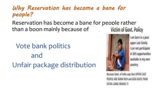 Reservation System In INDIA