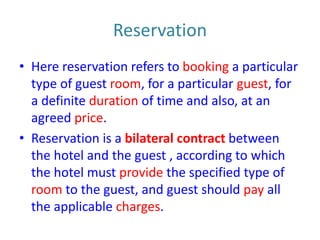 If a reservation can be accepted as requested, the
reservation agent creates a reservation record.
The creation of a reser...